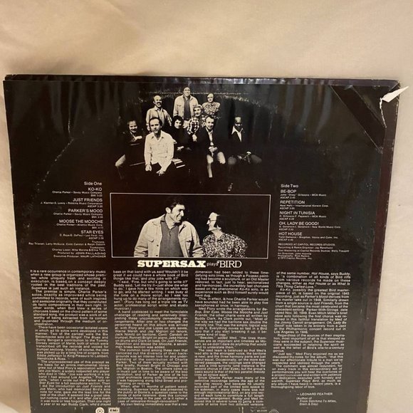 Supersax Vinyl Record - Picture 2 of 3